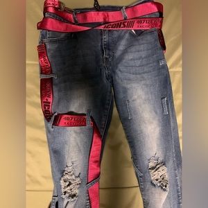 icon belt skinny Jean